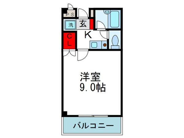 ｱﾙｶｻｰﾙ千里山の物件間取画像